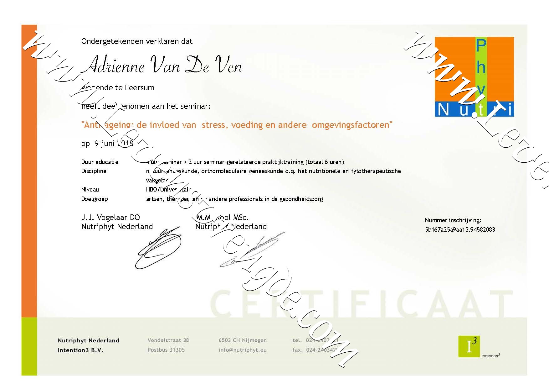 Anti-ageing - de invloed van stress, voeding en andere omgevingsfactoren.